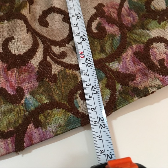 Vintage 90 Y2K Victorian Tapestry Shrunken Baby Doll croquet girl Cropped Blazer - Picture 11 of 16